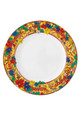 Versace Christmas Holiday Alphabet Dinner Plate 10.5 in 19300-409947-10227