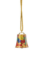 Versace Christmas Holiday Alphabet Glitter Bell 2.75 in 14089-409947-27911