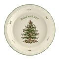Spode Christmas Tree Pie Dish Banked with Love 10 in 1697874