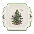 Spode Christmas Tree Square Handled Platter 1553385
