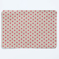 Vietri Old St. Nick Natural Reversible Strip-Dot Placemat 19x13 in OSN-3112