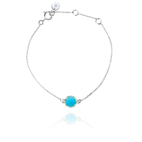 Dosha Bracelet - Silver - Turquoise