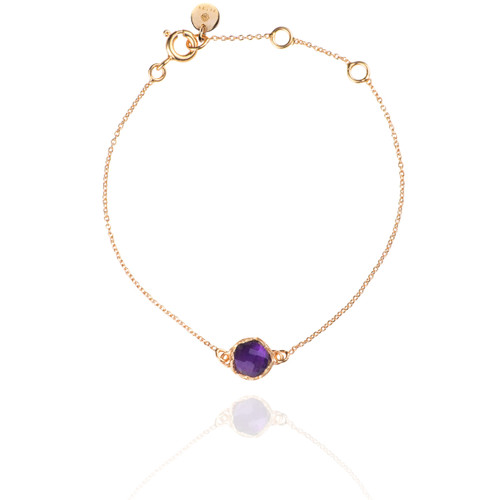 Dosha Bracelet - Rose Gold - Amethyst