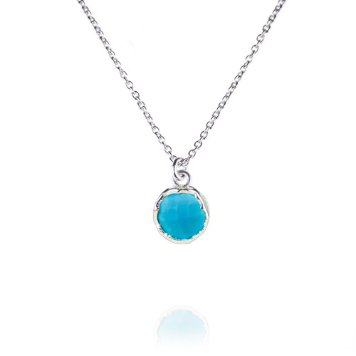 Dosha Necklace - Silver - Turquoise