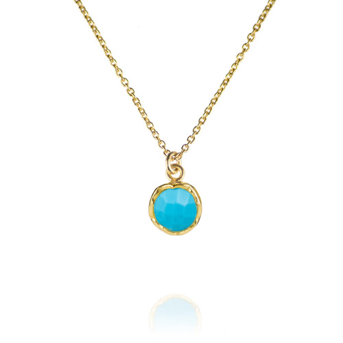 Dosha Necklace - Gold - Turquoise