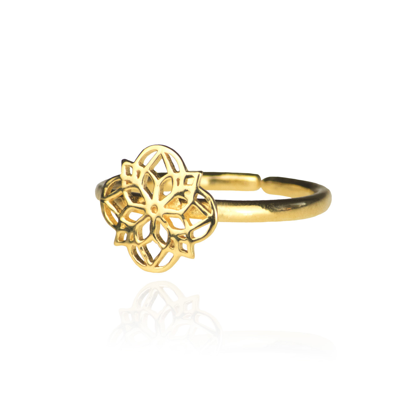 Mandala Ring - Gold - Zefyr