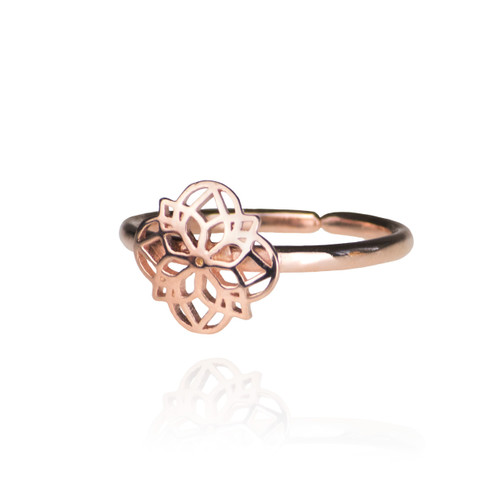 Mandala Ring - Rose Gold