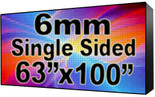 Digital Church sign - LED Church signs- Single Sided -63" x 100"- 5 Year Warranty