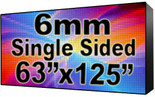 Digital Church sign - LED Church signs- Single Sided -63" x 125"- 5 Year Warranty