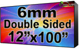 Digital Business LED Sign - LED signs for business - Double Sided -12" x 100" - 5 Year Warranty