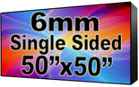 Digital Business Sign - LED signs for business - Single Sided -50" x 50" - 5 Year Warranty