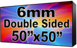 Digital Business LED Sign - LED signs for business - Double Sided -50" x 50" - 5 Year Warranty
