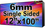 Digital HOA Community & Association Sign - LED signs for HOA Community & Association - Single Sided - 12" x 100" - 5 Year Warranty