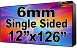 Digital HOA Community & Association Sign - LED signs for HOA Community & Association - Single Sided - 12" x 126"- 5 Year Warranty
