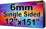 Digital HOA Community & Association Sign - LED signs for HOA Community & Association - Single Sided - 12" x 151"- 5 Year Warranty