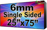 Digital HOA Community & Association Sign - LED signs for HOA Community & Association - Single Sided - 25" x 75" - 5 Year Warranty