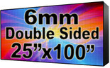 Digital HOA Community & Association Sign - LED signs for HOA Community & Association Sign - Double Sided -25" x 100" - 5 Year Warranty