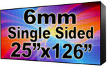 Digital HOA Community & Association Sign - LED signs for HOA Community & Association - Single Sided - 25" x 126" - 5 Year Warranty