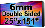 Digital HOA Community & Association Sign - LED signs for HOA Community & Association Sign - Double Sided -25" x 151" - 5 Year Warranty