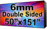 Digital HOA Community & Association Sign - LED signs for HOA Community & Association Sign - Double Sided -50" x 151" - 5 Year Warranty