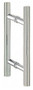 #An Attractive Handle to Add Contrast to Decor
#Stocked in Popular 6" and 8" (152 and 203 mm) Sizes with a Diameter of 3/4" (19 mm)
#Several Stock Finishes, with Custom Finishes Available

ABC Ladder Style Pulls say "notice me" when mounted to a heavy frameless shower enclosure. The extra height, when compared to typical shower door pull handles, makes for a unique appearance and contemporary design. Ladder Style Pull Handles are for back-to-back mounting using supplied through bolts on 3/8" or 1/2" (10 or 12 mm) thick glass.