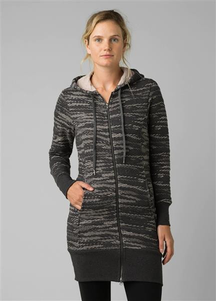 alinta long length softshell jacket black