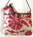 RED GARDEN -medium purse set  -