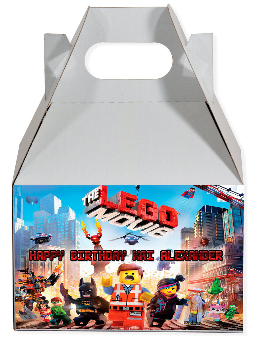 The Lego Movie Personalized Gable Box