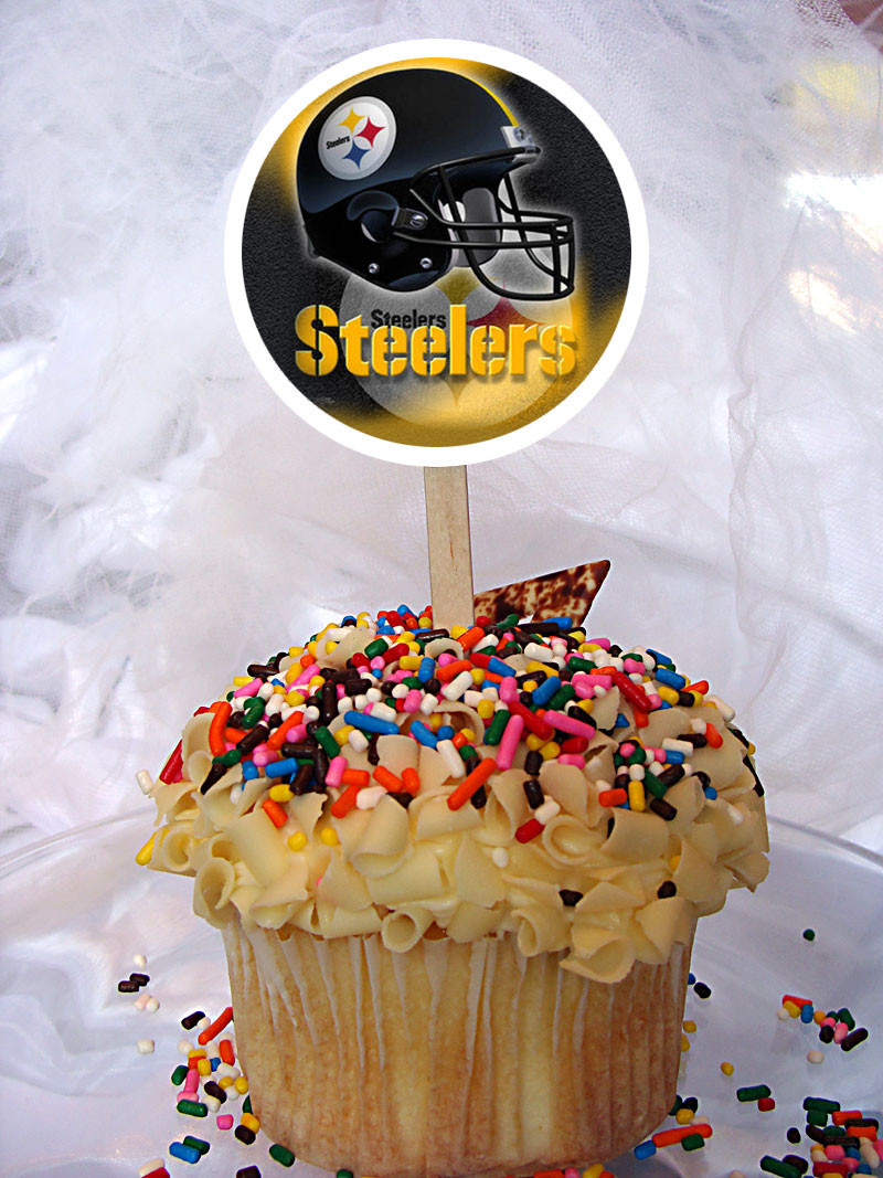 Steelers Personalized Cupcake Toppers