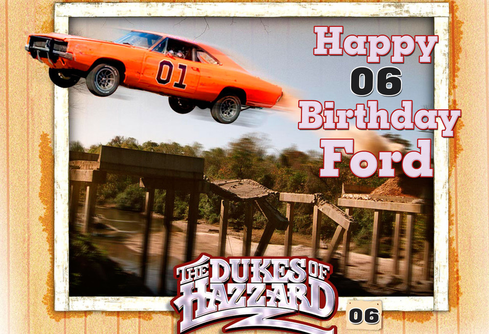 the dukes of hazzard personalized poster halloween party poster ideas