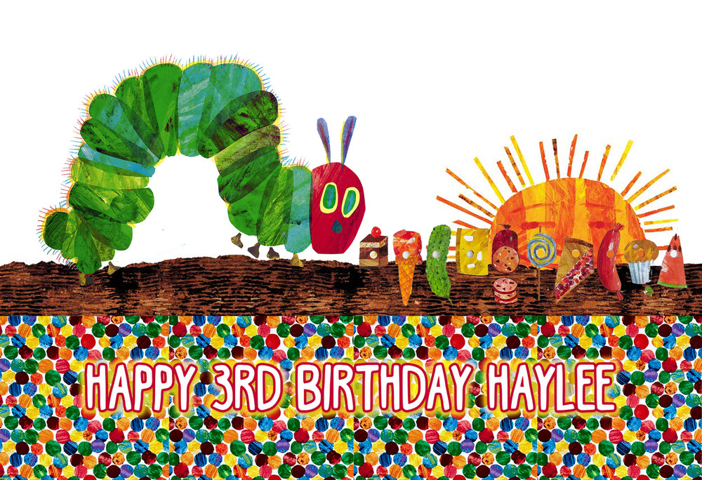 Very Hungry Caterpillar Personalized Poster