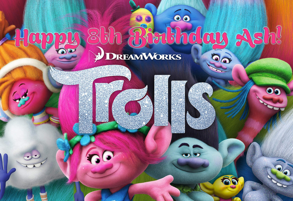 Trolls Personalized Poster