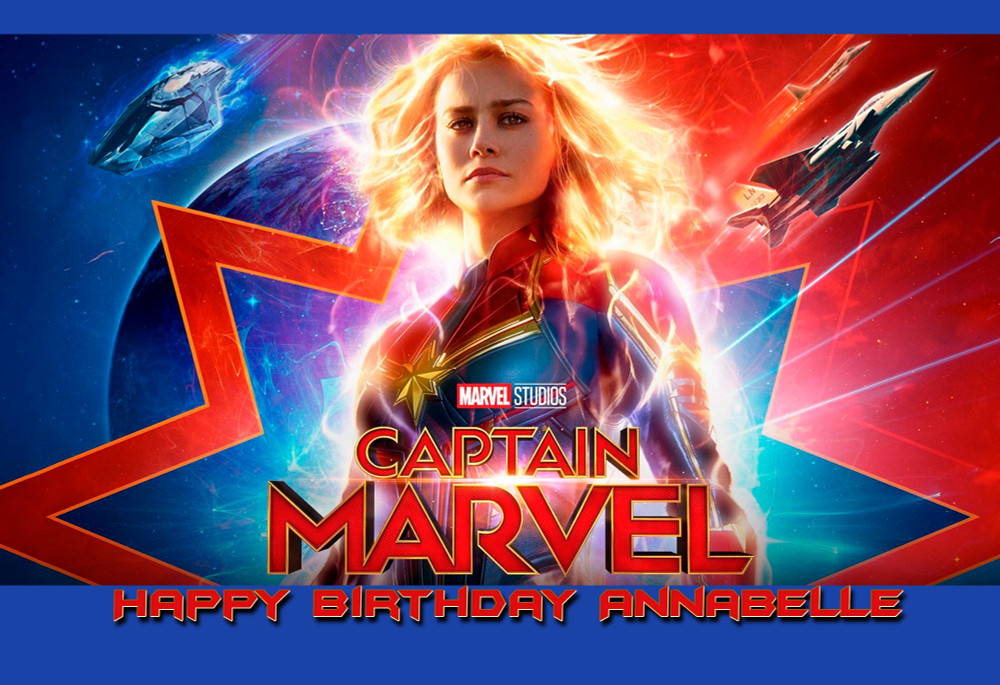 Captain Marble Personalized Poster