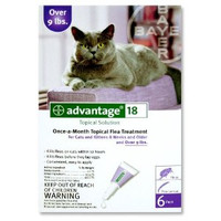 Advantage-4pk (Purple) Large Cat 10-18 lbs (4.5-8 kg)