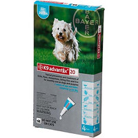 Advantix / K9-Advantix - 4 pack: Medium Dog  11-20 lbs (5-9 kg)