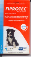 Fiprotec Spot-On - 6 pack: Medium Dog: 22-44 lbs (10-20 kg)