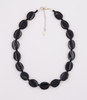 Black Agate Oval Necklace