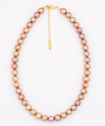 Light Brown Fresh Water Pearl Necklace