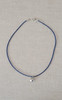 Lapis Lazuli Choker Necklace with Silver Pendant
Handmade Item
Length : 14 1/2 "
Materials : Lapis Lazuli Beads, Sterling
Silver Pendant
Closure : Silver Brass Round Clasp