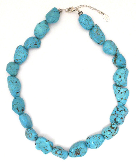 Vintage Faux Turquoise Beaded Women Necklace - Native American Jewelry at  Rs 7920.00 | Turquoise Necklace | ID: 2852251307388