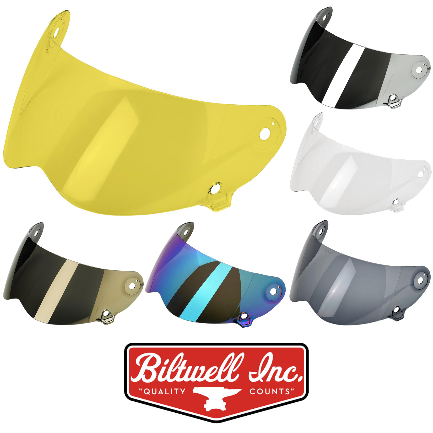 Biltwell Lane Splitter Motorcycle Helmet Anti Fog Shield Visor Choose Color Ebay