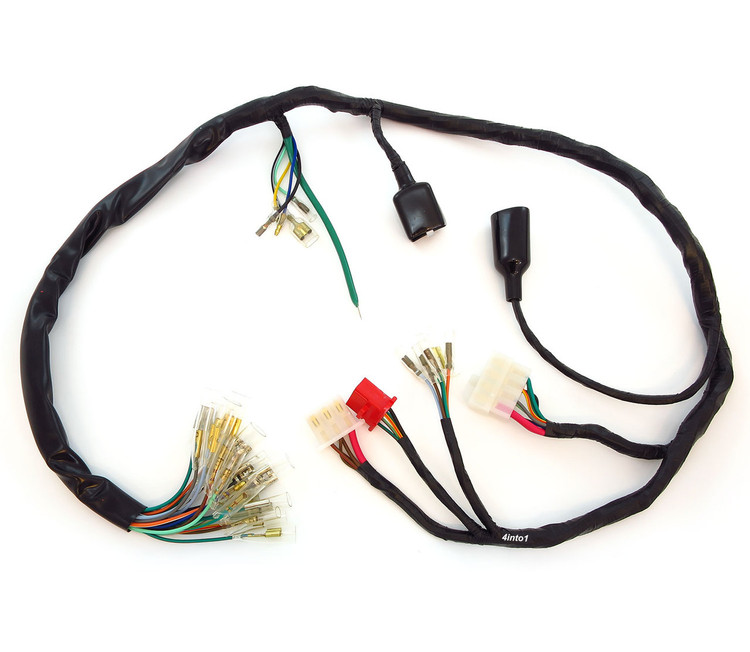 Main Wiring Harness - 32100-374-000 - Honda CB550K - 1974-1975 1980 ct70 wire diagram 