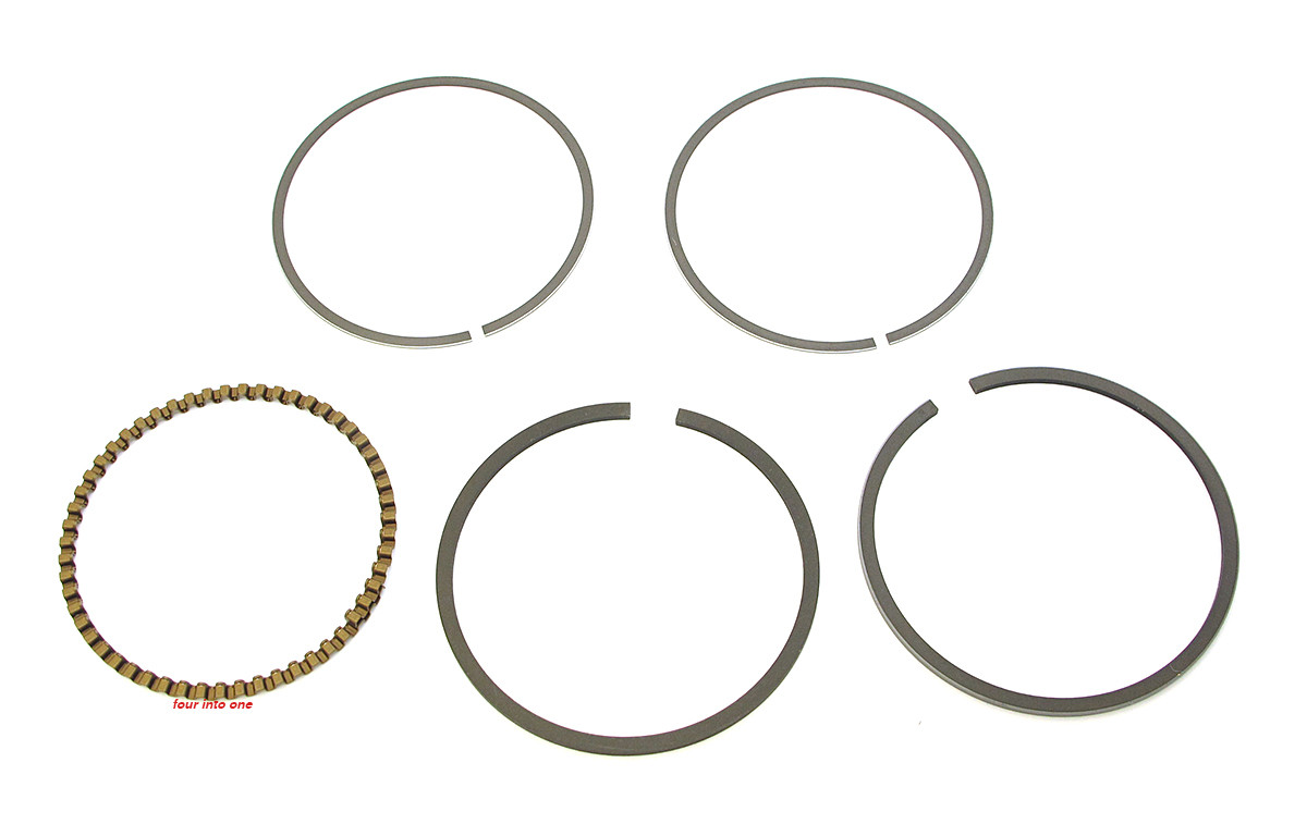 13011-323-014 Set of 4 Piston Ring Sets Fits Honda CB500-1971-1973 Standard