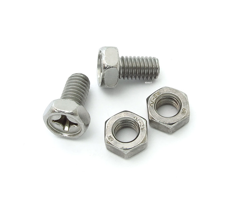 Battery Terminal Bolt Set M6 x 10mm Stainless Steel