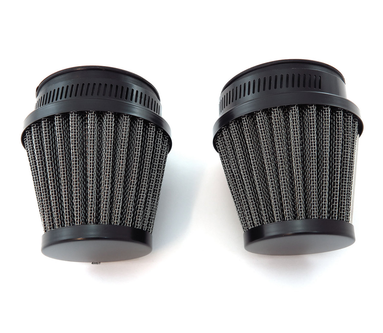 Honda CB//CM400//450 CX//GL500//650 54mm Set of 2 Black /& Red Pod Filters