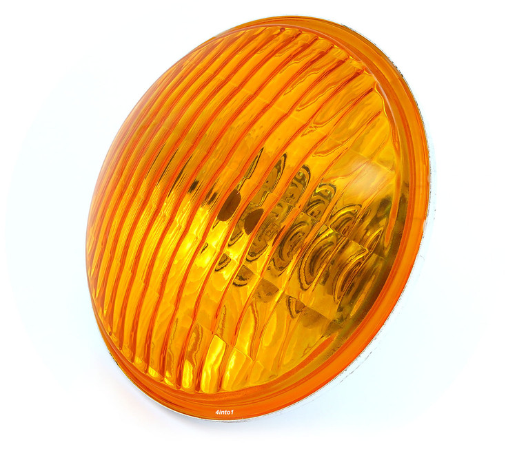 5 75 quot halogen motorcycle headlight amber honda fog light harness