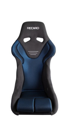 Recaro RS-G Motorsport Seat - Black Kamui/Blue Glass Mesh