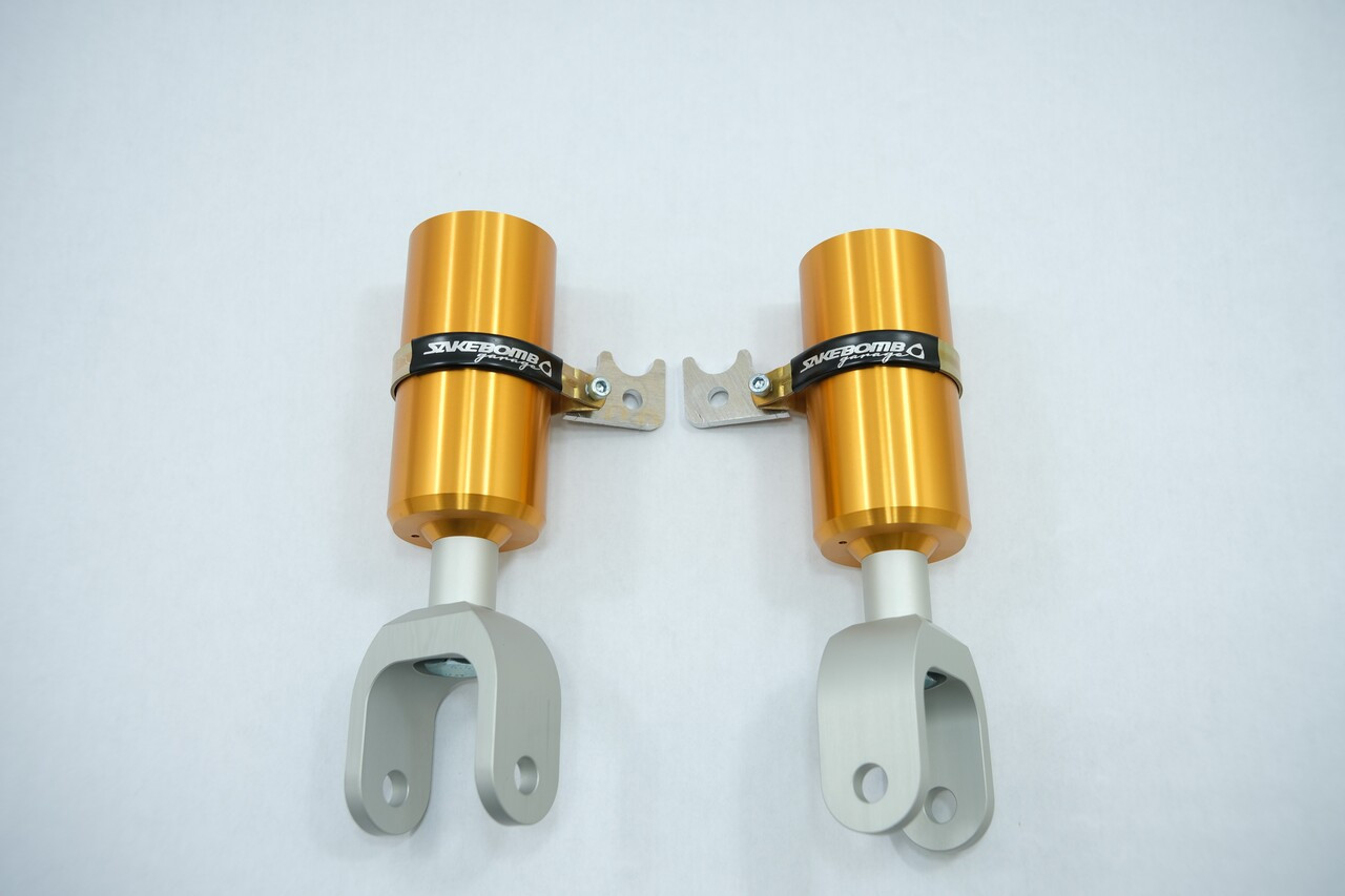 Ohlins Compatible Universal Honda Brake Line Mounts - SakeBomb