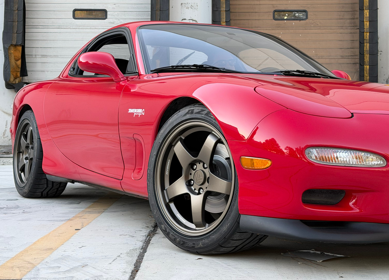 17インチ アルミホイール 1本　RX7 スペア IN STOCK MS01+ FPSpec Forged Wheels FD3S RX7 Matte Bronze (17x9.5