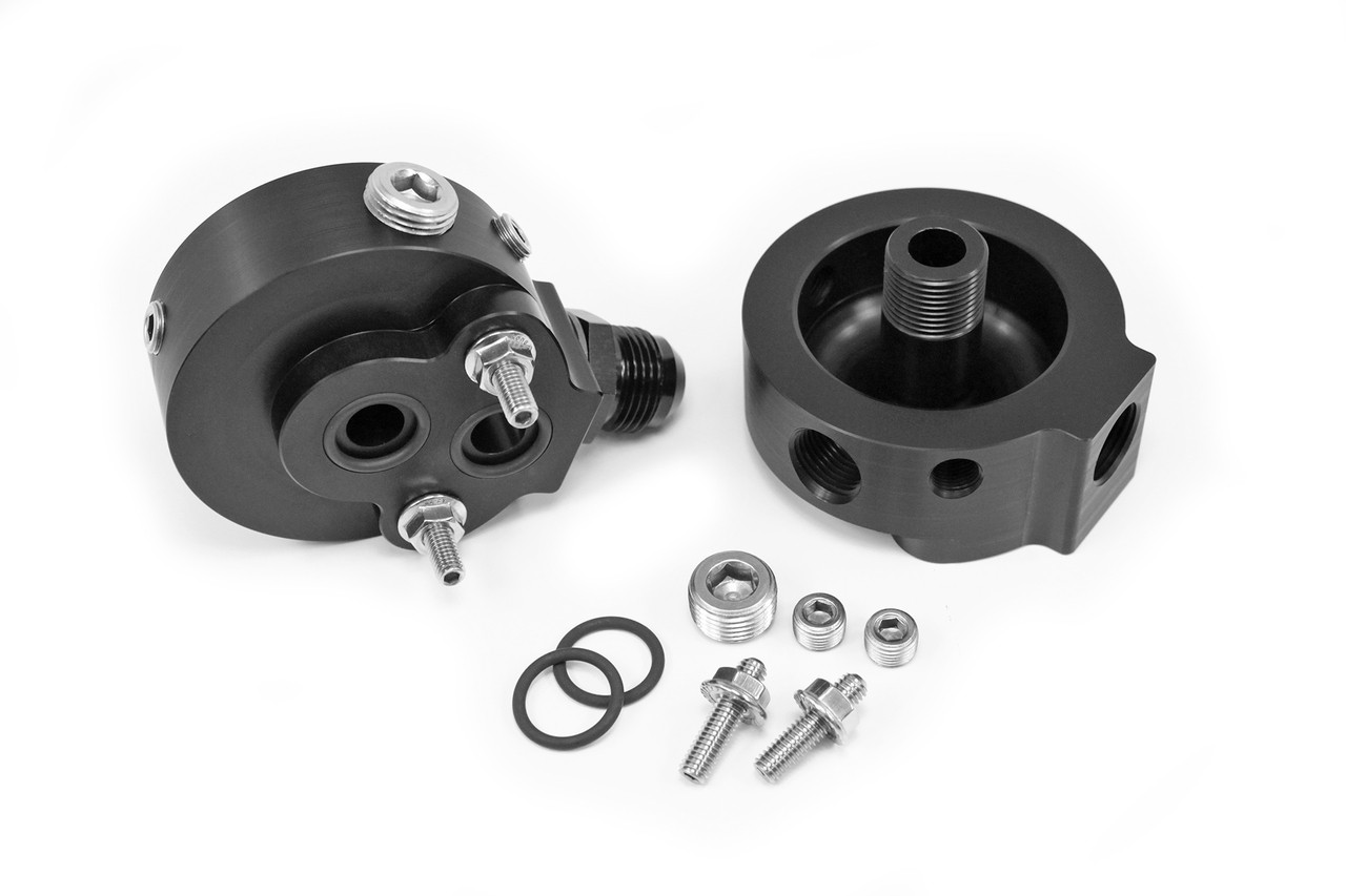 Billet CNC Oil Filter Pedestal (FD3S RX-7) - SakeBomb Garage LLC